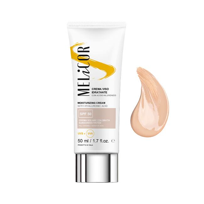 Сrema viso solare colorata SPF 50 Melicor Сrema viso solare colorata SPF 50 Melicor
